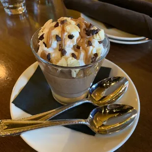 Dark chocolate mousse. Superb!