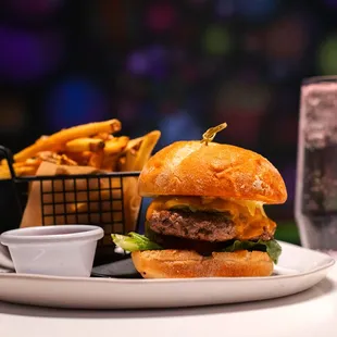 Drool worthy burgers are just one of the many delicious eats from our full-service restaurant. We've even got an impossible patty.