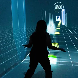 Experience the thrill of motion-activated fun at Electric Playhouse Las Vegas. Guests are immersed in vibrant, interactive ga...