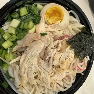 Rotisserie chicken ramen