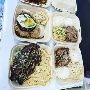 Assorted menu items from Instagram