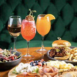 Craft cocktails and shareable bites at Electric Shuffle.