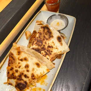 Buffaloe chicken quesadillas
