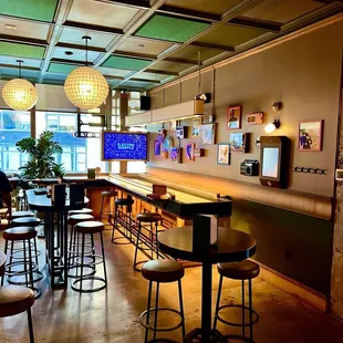 shuffle board station