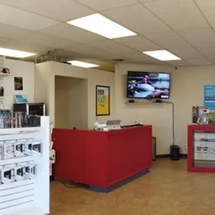 Interior view of the store