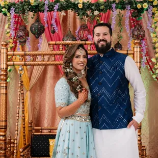 Bay Area Indian Wedding Decorations - Sangeet Decor in Lodi