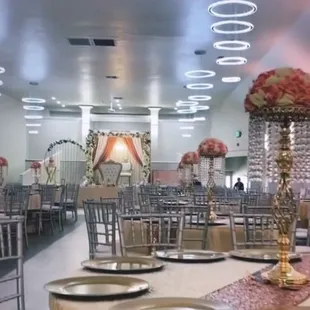 Loved the luxurious chandeliers!