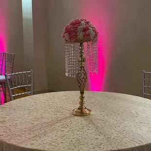 Decorations, Wedding center pieces &amp; uplighting