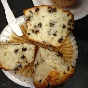 Chocolate chip muffin- so good!