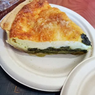 Spinach quiche