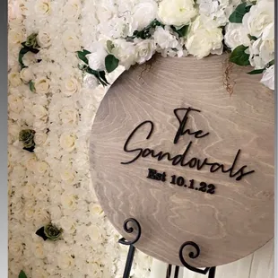 A glimpse of the halls entry way decor