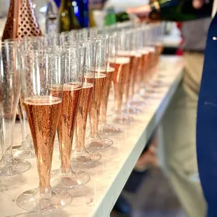 Raise a glass for the newly weds!