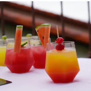 Vodka Watermelon with Mint and Lime