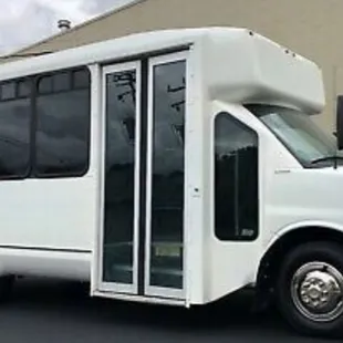 Our newest addition white party bus