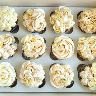 Custom designed cupcakes