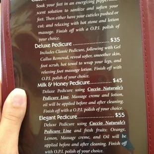 Prices as of July 2013