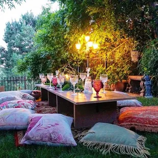 Evening Bridal Shower in our available Backyard venue space located on the Porter Ranch Gold Course.