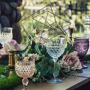 simple boho tablescape