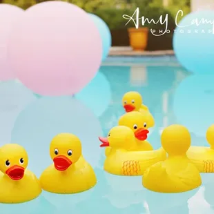 Giant Balloons at Gender Reveal Party