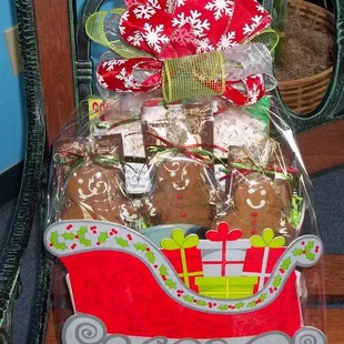 Gingerbread Men Sleigh