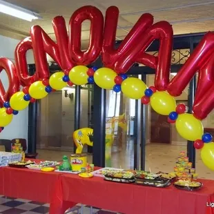 Birthday Balloon Arch