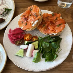 Smoked Salmon Bagel - great!