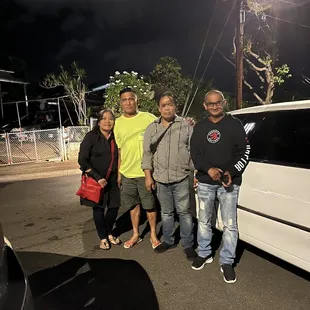 Noche &amp; husband Rusty, Elmer &amp; Loreto