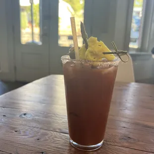 Bloody Mary w: fresh crisp veggies