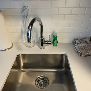 small sink in kitchenette