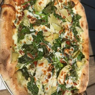 Green Goddess Pizza