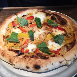Curry Chicken Pizza