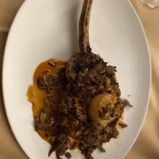a plate of food on a table