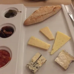 Elements&apos; cheese board.