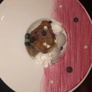 Blueberry bread pudding!!! Heaven!