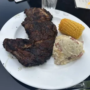 Open flame ribeye special