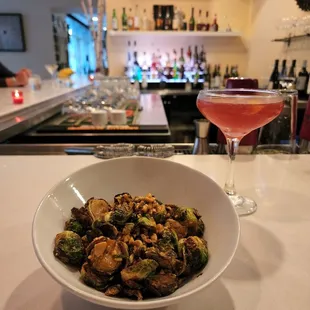 Thai brussels and an Elementini.