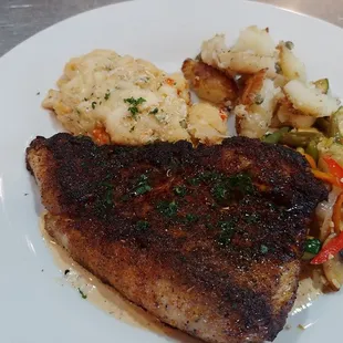 Stuffed Blackened Mahi
