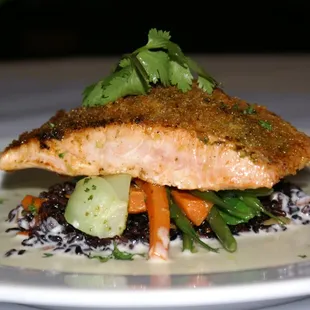 Herbal Crusted Salmon