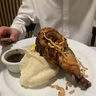 51. Rotisserie 1/2 Baby Chicken