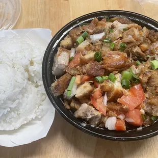 Lechon Kawali &amp; Rice