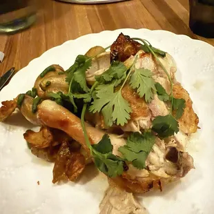 Black lemon and thyme chicken- did not entirely math the description, was ok