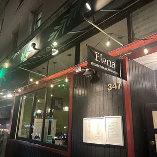 Outside of Elena