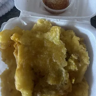 3 Fried Green Plantains