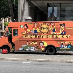 The lunchwagon outside of Central Pacific Bank (pre- COVID-19)