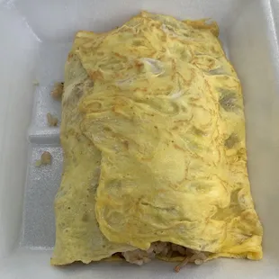 Pork Adobo Fried Rice Omelette (pre- COVID-19)