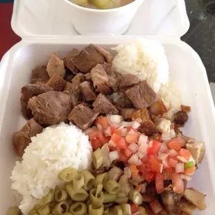 Lechon Special with Pork Adobo and Chicken Squash