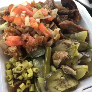 Lechon Special,Fried Pork, and Sari Sari No Rice