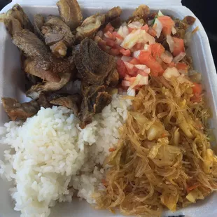 Fried Pork,Lechon Special, and Pancit