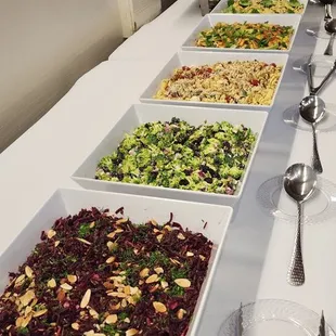All the salads they have here are so colorful and delicious!