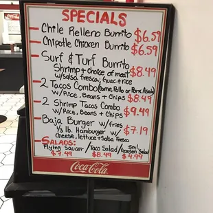Specials are mainstays